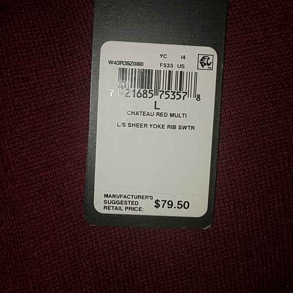 BNWT Guess size L long sleeve sweater - Picture 6 of 8